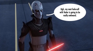 Illustration for article titled Star Wars Rebels Unveils The Inquisitor's SPINNING LIGHTSABER OF DOOM